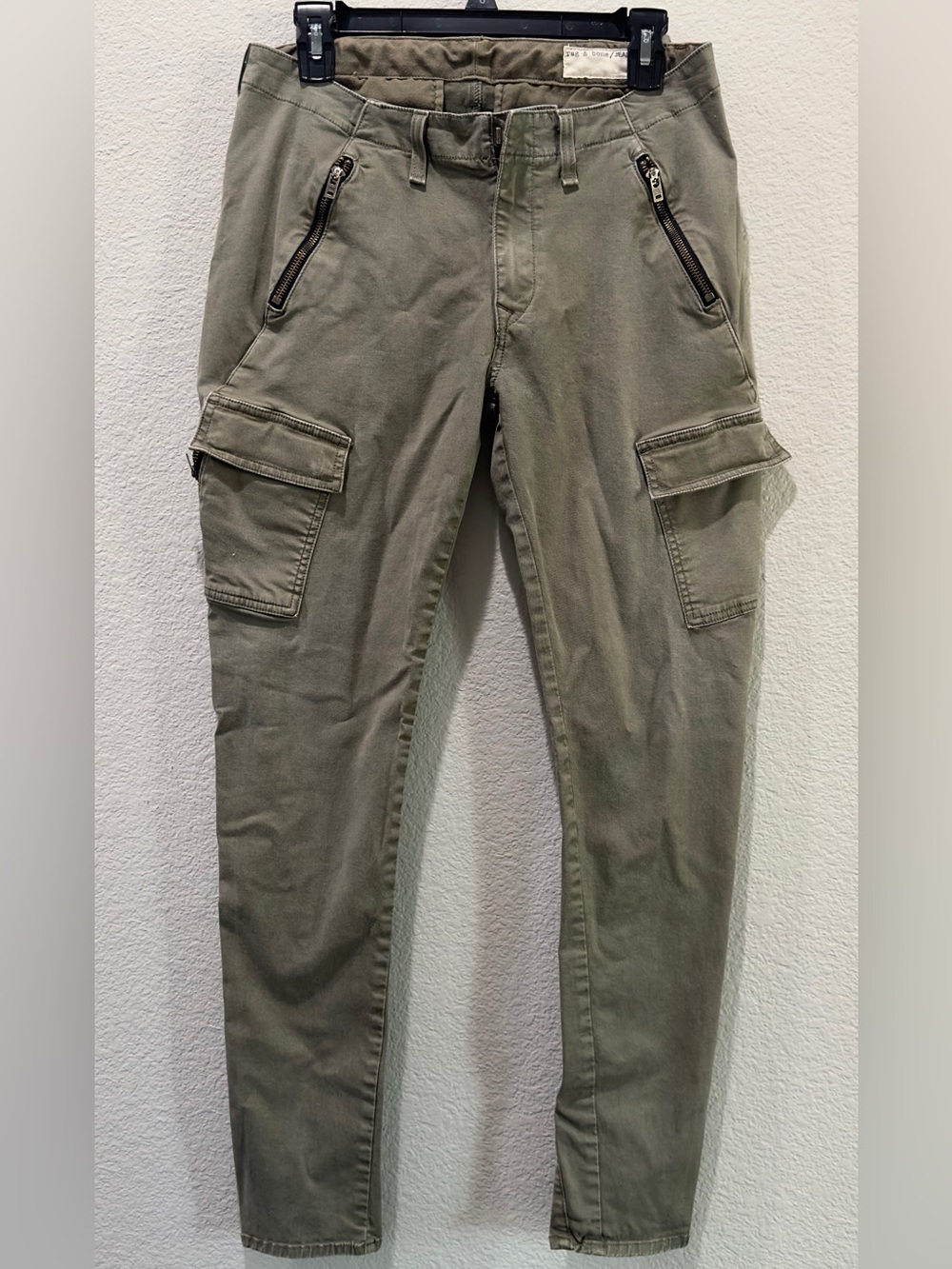 rag & bone Olive Green Skinny Cargo Pants